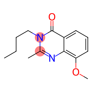 4(3H)-Quinazolinone,  3-butyl-8-methoxy-2-methyl-