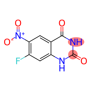 6-硝基-7-氟喹唑啉-2,4-二酮