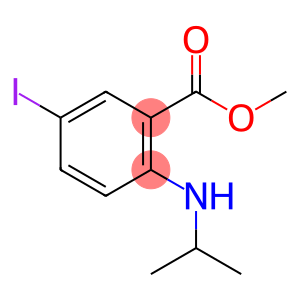 Benzoic acid, 5-iodo-2-[(1-methylethyl)amino]-, methyl ester