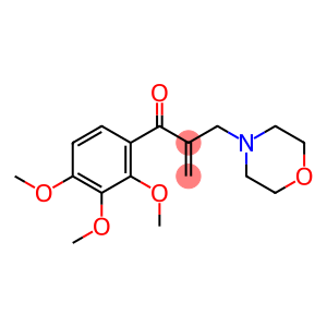 2-morpholinomethyl-2',3',4'-trimethoxyacrylophenone