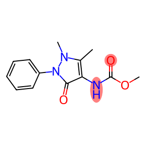 Carbamic acid, N-(2,3-dihydro-1,5-dimethyl-3-oxo-2-phenyl-1H-pyrazol-4-yl)-, methyl ester
