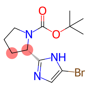 叔-丁基 (2S)-2-(4-溴-1H-咪唑-2-基)吡咯烷-1-甲酸基酯