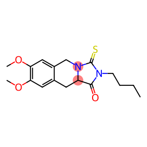 2-BUTYL-7,8-DIMETHOXY-3-THIOXO-2,3,10,10A-TETRAHYDROIMIDAZO[1,5-B]ISOQUINOLIN-1(5H)-ONE