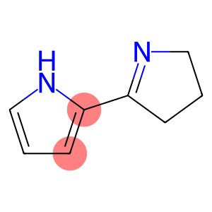 2-(3,4-Dihydro-2H-pyrrol-5-yl)-1H-pyrrole, 3,4-Dihydro-5-(1H-pyrrol-2-yl)-2H-pyrrole