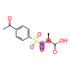 2-[(4-acetylbenzene)sulfonamido]propanoic acid