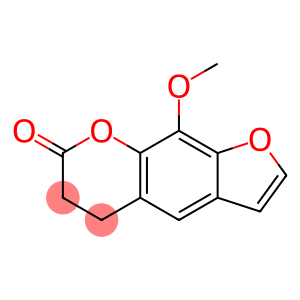 7H-Furo[3,2-g][1]benzopyran-7-one, 5,6-dihydro-9-methoxy-