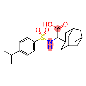2-(金刚烷-1-基)-2-[4-(丙-2-基)苯磺酰胺]乙酸
