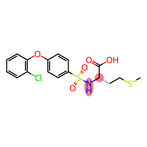 2-[[4-(2-氯苯氧基)苯基]磺酰基氨基]-4-甲基硫烷基丁酸