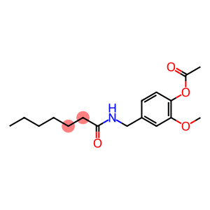 Heptanamide, N-[[4-(acetyloxy)-3-methoxyphenyl]methyl]-