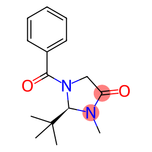 4-Imidazolidinone, 1-benzoyl-2-(1,1-dimethylethyl)-3-methyl-, (2R)-