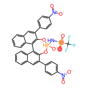 N-((11BR)-2,6-双(4-硝基苯基)-4-氧代萘并[2,1-D:1',2'-F][1,3,2]二氧杂膦-4-基)-1,1,1-三氟甲烷