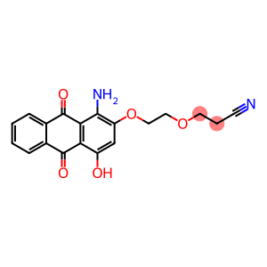 3-[2-[(1-amino-9,10-dihydro-4-hydroxy-9,10-dioxo-2-anthryl)oxy]ethoxy]propionitrile
