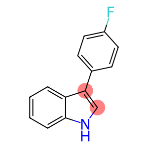1H-Indole, 3-(4-fluorophenyl)-