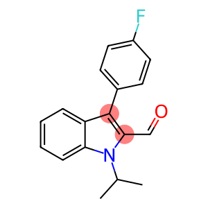 1H-Indole-2-carboxaldehyde, 3-(4-fluorophenyl)-1-(1-methylethyl)-