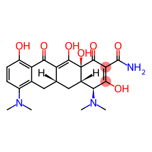 2-naphthacenecarboxamide,4,7-bis(dimethylamino)-1,4,4a,5,5a,6,11,12a-octahydro