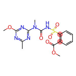 Methyl 2-[[[[N-(4-methoxy-6-methyl-1,3,5-triazin-2-yl)methylamino]carbonyl]amino]sulfonyl] benzoate