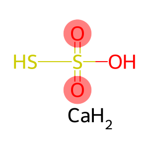thiosulfuric acid, calcium salt