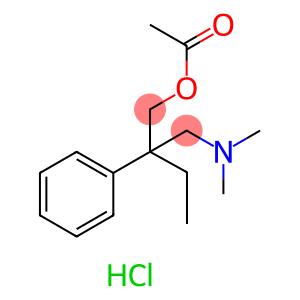 Benzeneethanol, β-[(dimethylamino)methyl]-β-ethyl-, 1-acetate, hydrochloride (1:1)