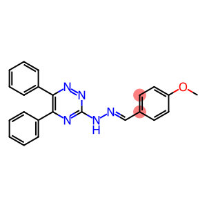 3-(2-(4-Methoxybenzylidene)hydrazinyl)-5,6-diphenyl-1,2,4-triazine