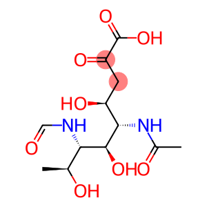 L-glycero-L-manno-2-Nonulosonic acid, 5-(acetylamino)-3,5,7,9-tetradeoxy-7-(formylamino)-