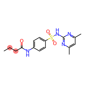 N-(4-{[(4,6-dimethyl-2-pyrimidinyl)amino]sulfonyl}phenyl)butanamide