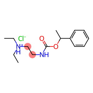 L-alpha-Methylbenzyl N-(2-(diethylamino)ethyl)carbamate hydrochloride