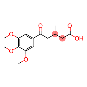 3-METHYL-5-OXO-5-(3,4,5-TRIMETHOXYPHENYL)VALERIC ACID