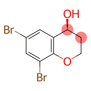 2H-1-Benzopyran-4-ol, 6,8-dibromo-3,4-dihydro-, (4S)-
