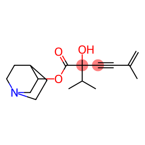 1-azabicyclo[2.2.2]oct-8-yl 2-hydroxy-5-methyl-2-propan-2-yl-hex-5-en- 3-ynoate