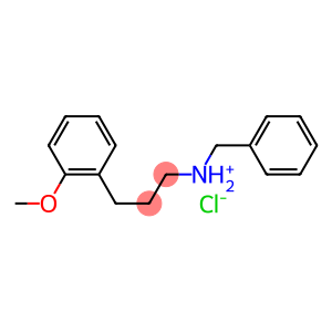benzyl-[3-(2-methoxyphenyl)propyl]azanium chloride