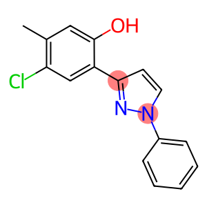 4-chloro-5-methyl-2-(1-phenyl-1H-pyrazol-3-yl)phenol