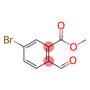 Benzoic acid, 5-bromo-2-formyl-, methyl ester