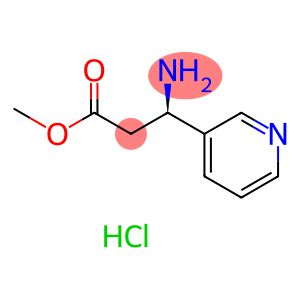 3-Pyridinepropanoic acid, β-amino-, methyl ester, hydrochloride (1:2), (βR)-