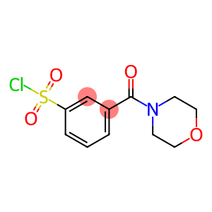 3-(morpholine-4-carbonyl)benzene-1-sulfonyl chloride