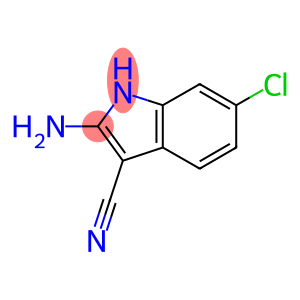 2-amino-6-chloro-1H-indole-3-carbonitrile