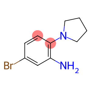 5-Bromo-2-(1-pyrrolidinyl)aniline