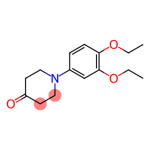 1-(3,4-diethoxyphenyl)piperidin-4-one