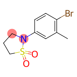 2-(4-Bromo-3-methylphenyl)isothiazolidine-1,1-dioxide