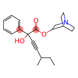 3-Quinuclidyl phenyl(3-methyl-1-pentynyl)glycolate A