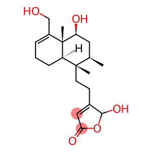 6α,16,18-Trihydroxycleroda-3,13-dien-15,16-olide