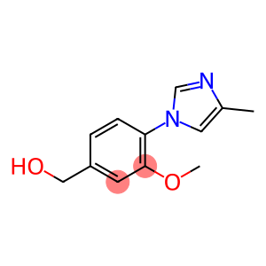 3-methoxy-4-(4-methyl-1H-imidazol-1-yl)Benzenemethanol