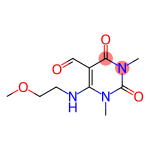 6-[(2-Methoxyethyl)aMino]-1,3-diMethyl-2,4-dioxo-1,2,3,4-tetrahydro-5-pyriMidinecarboxaldehyde, 96%