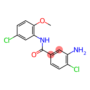 3-amino-4-chloro-N-(5-chloro-2-methoxyphenyl)benzamide