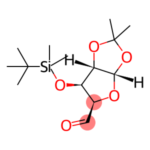 D-xylo-Pentodialdo-5,2-furanose, 3-O-[(1,1-dimethylethyl)dimethylsilyl]-4,5-O-(1-methylethylidene)-, (5S)-