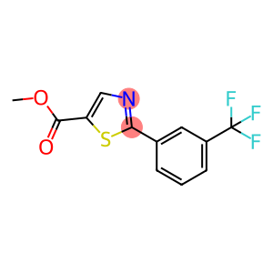 5-Thiazolecarboxylic acid, 2-[3-(trifluoromethyl)phenyl]-, methyl ester