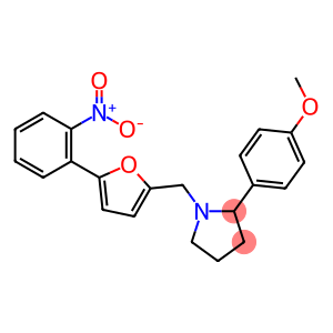 2-(4-methoxyphenyl)-1-{[5-(2-nitrophenyl)furan-2-yl]methylpyrrolidine
