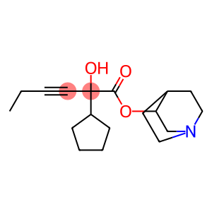 1-azabicyclo[2.2.2]oct-8-yl 2-cyclopentyl-2-hydroxy-hex-3-ynoate