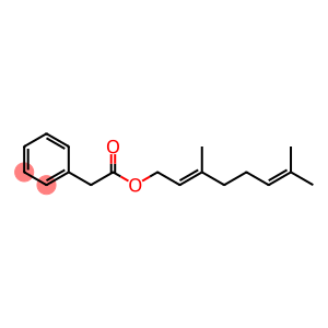 Benzeneacetic acid, 3,7-dimethyl-2,6-octadienyl ester, (E)-