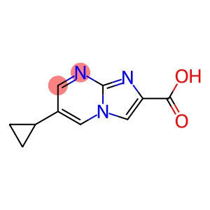 Imidazo[1,2-a]pyrimidine-2-carboxylic acid, 6-cyclopropyl-