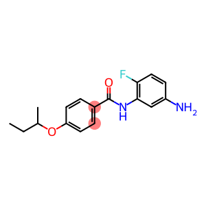Benzamide, N-(5-amino-2-fluorophenyl)-4-(1-methylpropoxy)-